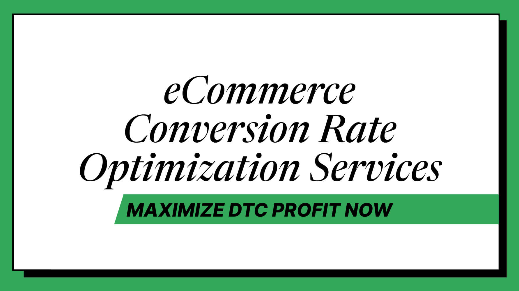A Practitioner's Guide to Ecommerce Conversion Rate Optimization Servi ...