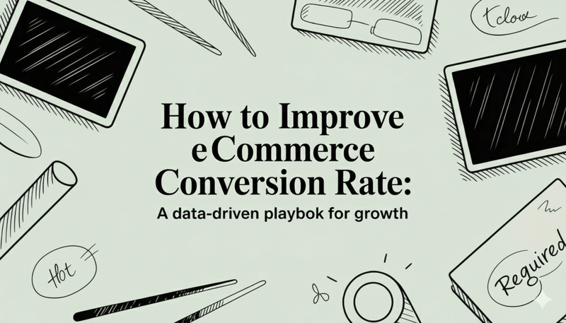 How to improve ecommerce conversion rate: A data-driven playbook for growth