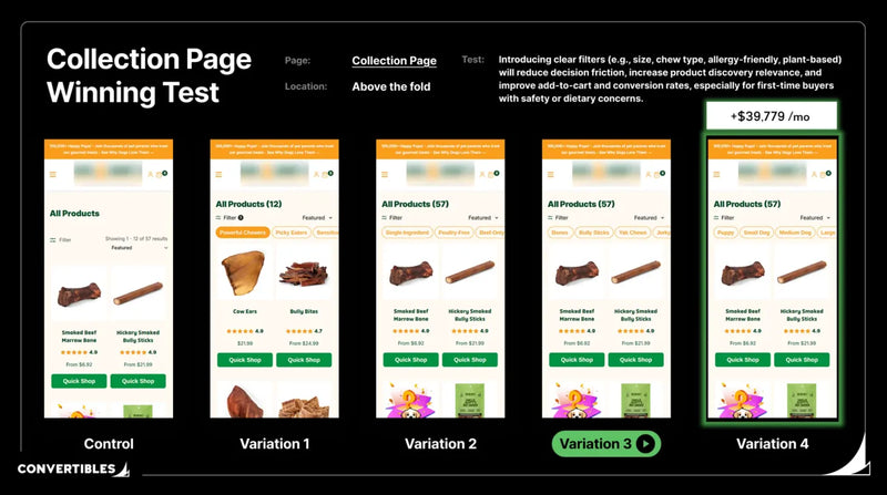 Collection Page Filter Strategy: $39K/Month Case Study