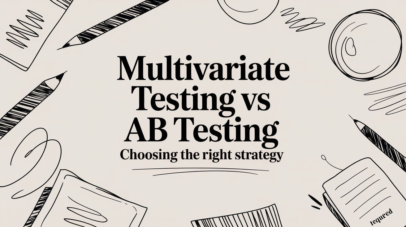 Multivariate Testing vs. A/B Testing: Choosing the Right Strategy for Your Ecommerce Brand