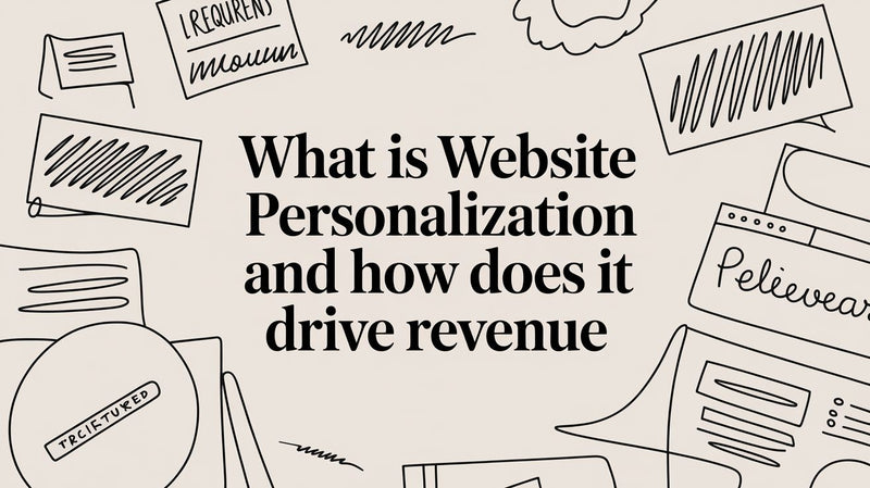 What Is Website Personalization and How It Drives Revenue